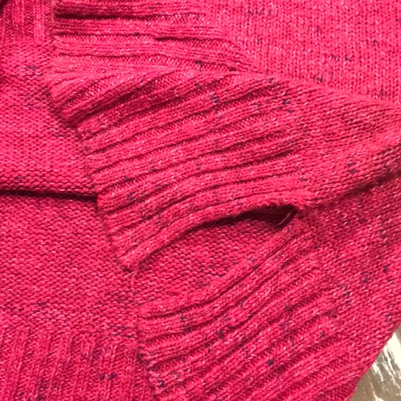 VINTAGE long oversized mock turtleneck sweater 1x - Picture 7 of 8